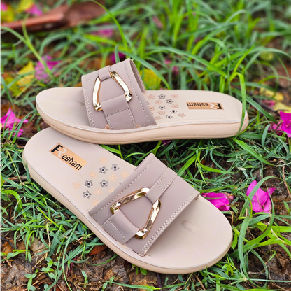 Chines Buckle Women's Slides | RC 01
