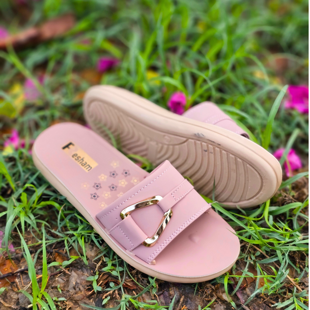 Chines Buckle Women's Slides | RC 01