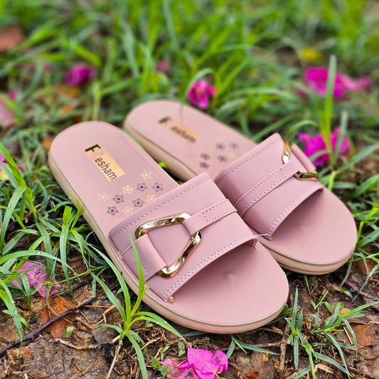 Chines Buckle Women's Slides | RC 01